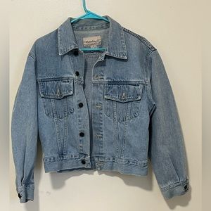 Greatland Vintage Cropped Denim Jacket Women’s Size Small